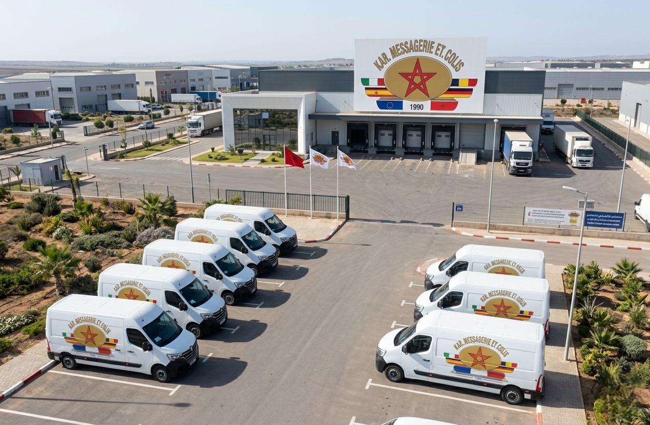 KAR Messagerie — Flotte Renault Master dépôt Belgique